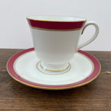 Royal Worcester Howard Ruby Tea Cup & Saucer