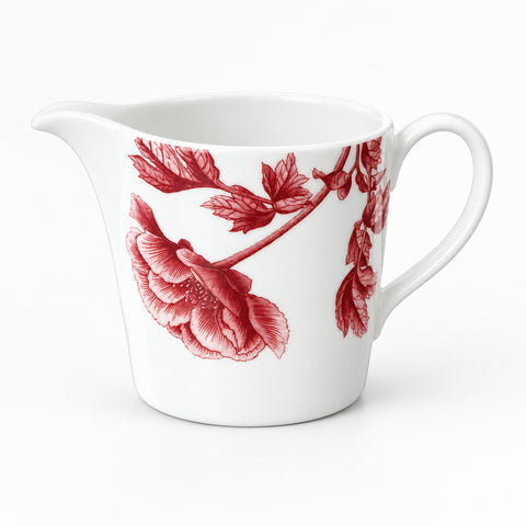 Royal Worcester Red Peony Milk Jug