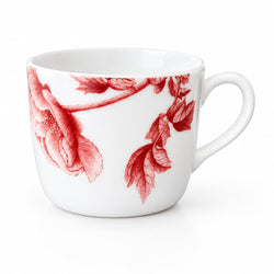 Royal Worcester Red Peony Tea Cup