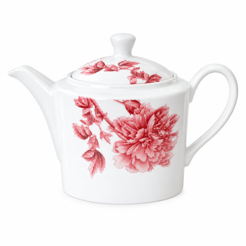 Royal Worcester Red Peony Teapot, 2 Pints