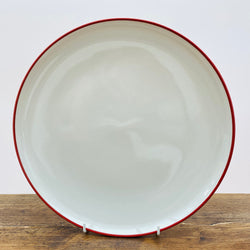 M & S Tribeca Rim Red Dinner Plate