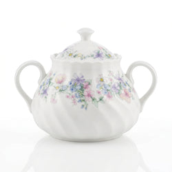Wedgwood Angela Fluted Lidded Sugar Dish