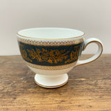 Wedgwood Columbia Blue & Gold Tea Cup (Leigh Shape)