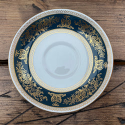 Wedgwood Columbia Blue & Gold Tea Saucer