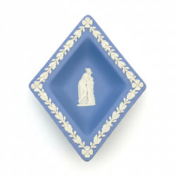 Wedgwood Jasperware Blue Diamond Trinket DIsh