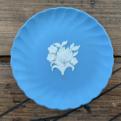 Wedgwood Jasperware Blue Floral Pin Tray