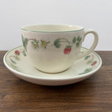 Wedgwood Raspberry Tea Cup & Saucer