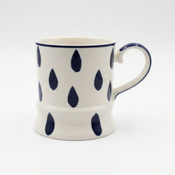 Whittard Teardrop Navy Blue Mug