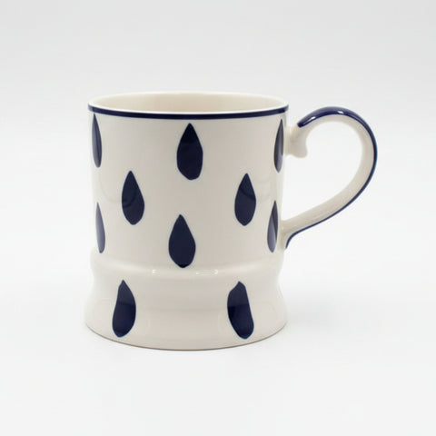 Whittard Teardrop Navy Blue Mug