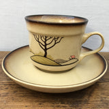 Denby Pottery Savoy Tea Cup & Saucer