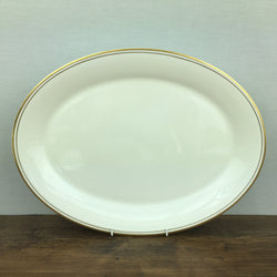 Royal Doulton Gold Concord Oval Serving Platter, 16.5"