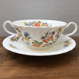 Aynsley Cottage Garden Soup Cup & Saucer