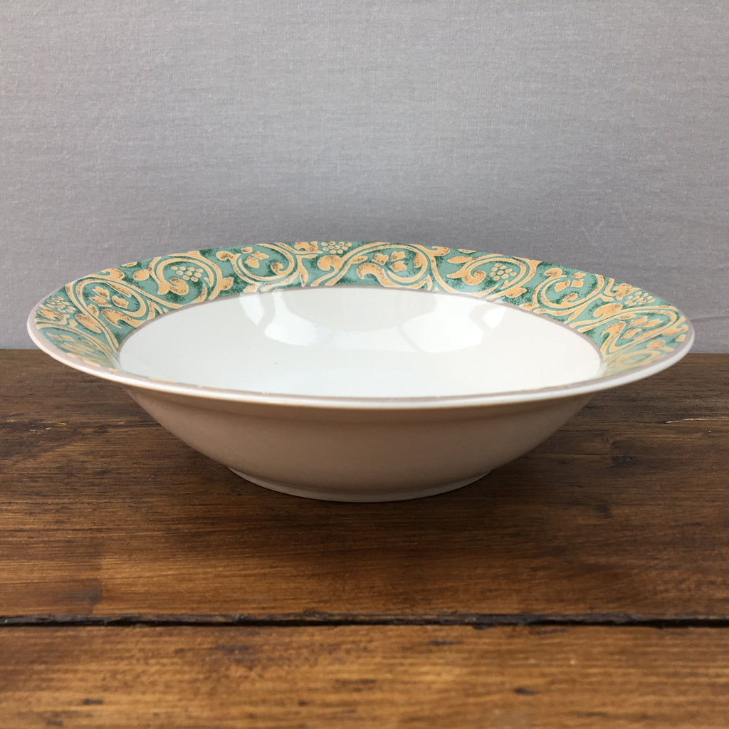BHS (British Home Stores) "Valencia (Green)" Cereal/Soup Bowl MrPottery