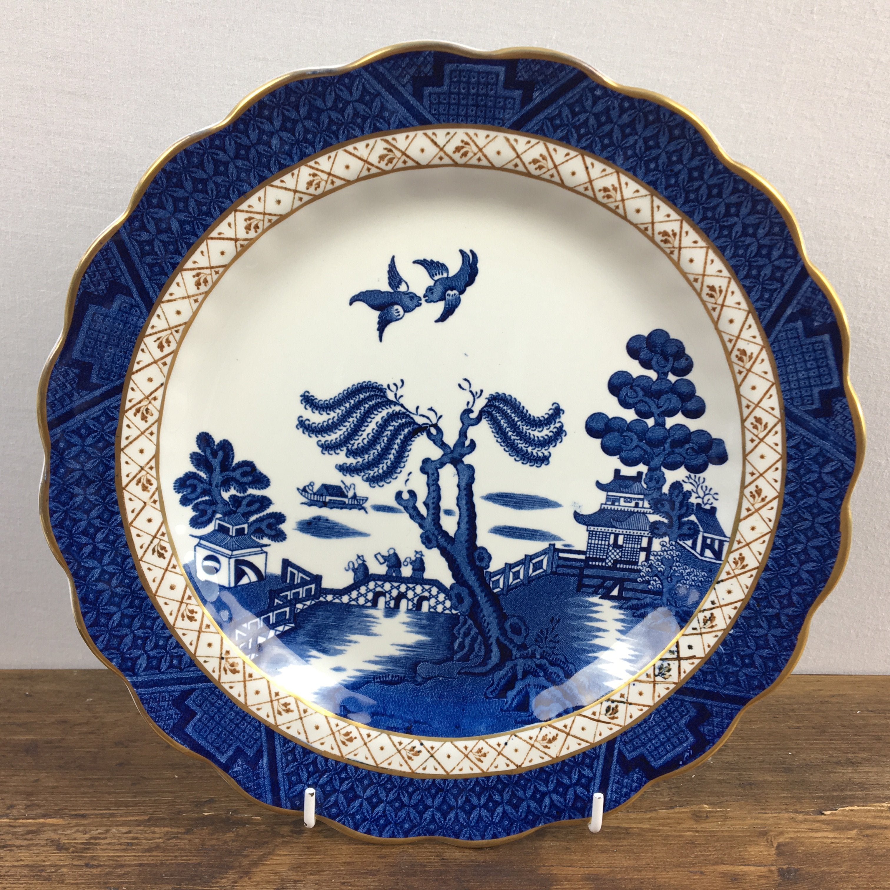 Old willow dinner set outlet
