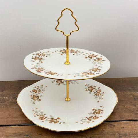 Colclough Avon Two Tier Cake Stand (Eared Base)