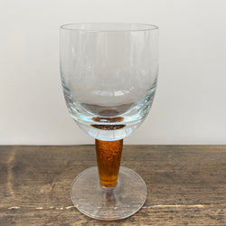 Denby Fire/Caramel Wine Glass Small