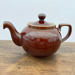 Denby Classic Brown Non-Drip Teapot