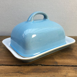 Denby Colonial Blue Butter Dish