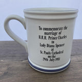 Denby Charles & Di Commemorative Mug