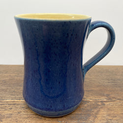 Denby Cottage Blue Waisted Mug - Scroll Backstamp