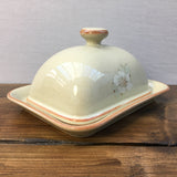 Denby Daybreak Butter Dish (Rounded Top with Knob)