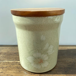 Denby Daybreak Storage Jar (Wooden Lid)