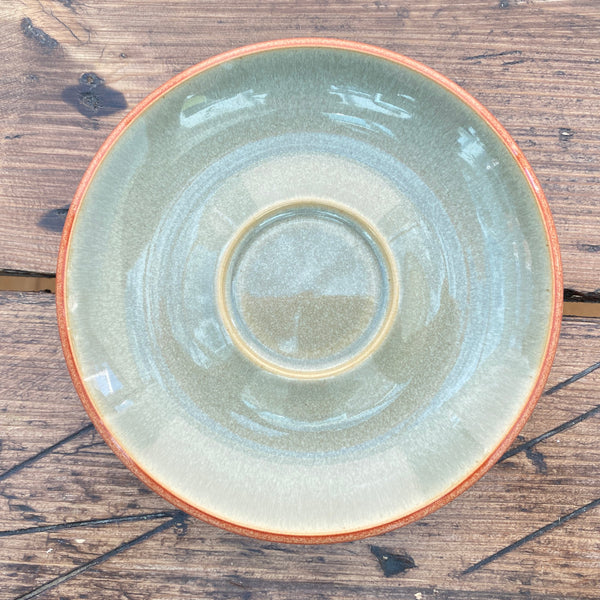 Denby Fire Green Tea Saucer MrPottery
