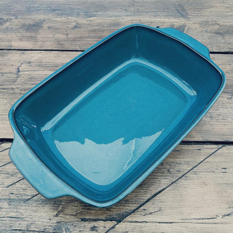 Denby „Greenwich“ länglicher Bräter, 35,6 cm (ganz grün)