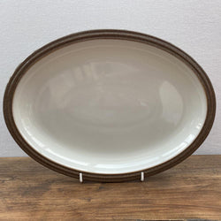 Denby Greystone Oval Serving Platter