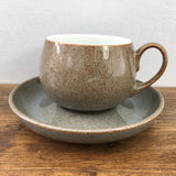 Denby Greystone Tea Cup & Saucer