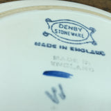 Denby Hand-painted plate showing backstamp