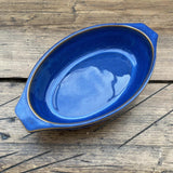 Denby Imperial Blue Small Oval Serving Dish, All Blue