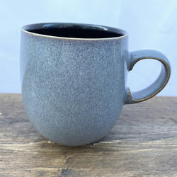 Denby Jet Grey/Black Large Curve Mug