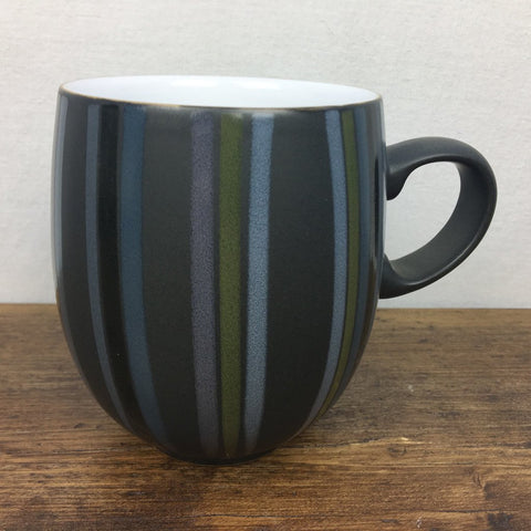 Denby "Jet (Stripes)" Large Curve Mug