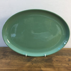 Denby Manor Green Oval Platter / Steak Plate
