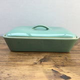 Denby Pottery Manor Green Lidded Divided Vegetable Dish