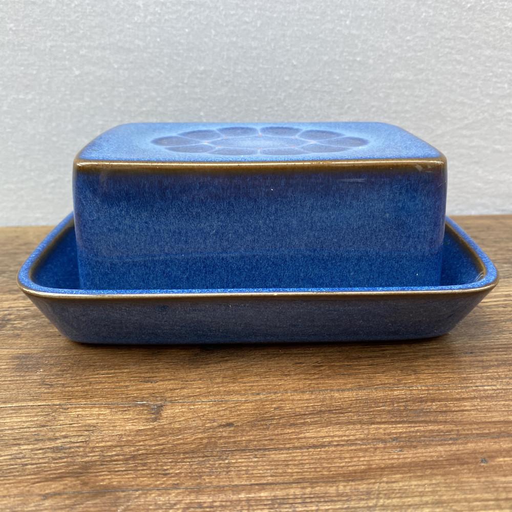 Denby "Midnight" Butter Dish (Box Style Flat Top) RARE MrPottery