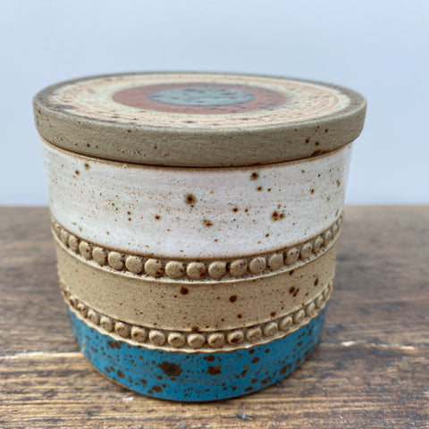 Denby Potters Wheel Blue Lidded Pot