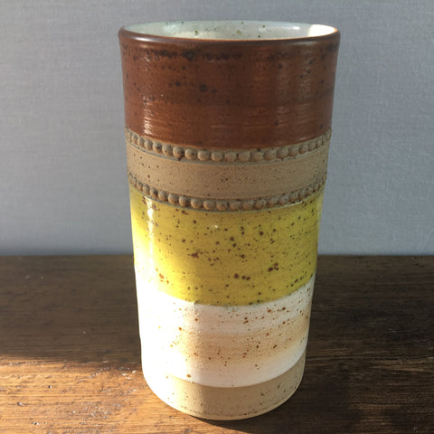 Denby Potters Wheel Yellow Vase/Pot