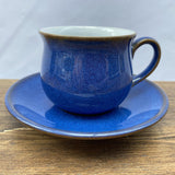 Denby Imperial Blue Coffee Cup & Saucer