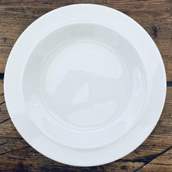 Denby White Coupe Medium Plate