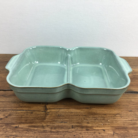 Denby Regency Green Divided Vegetable Dish