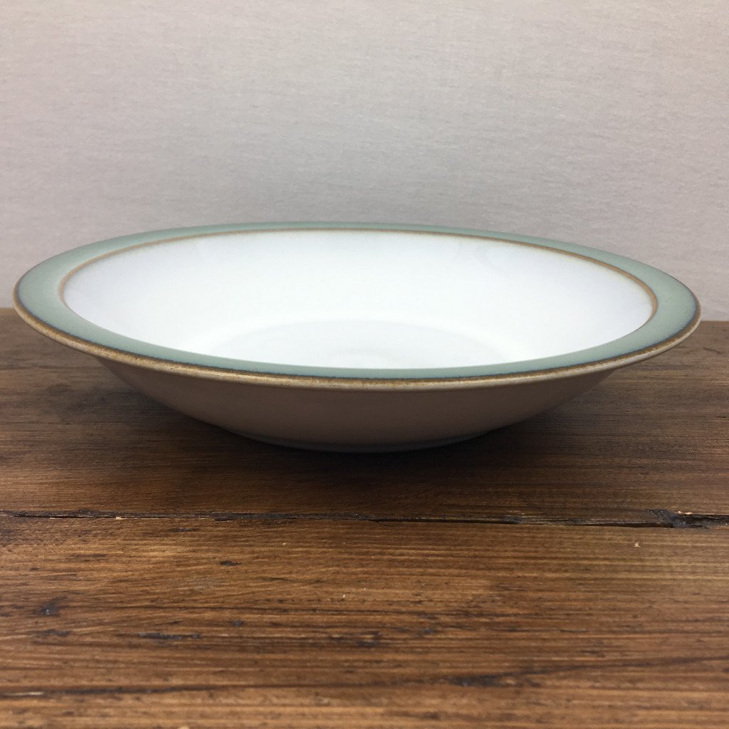 Denby "Regency Green" Pasta Bowl, Rimmed MrPottery