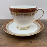 Duchess Winchester Burgundy Tea Cup & Saucer