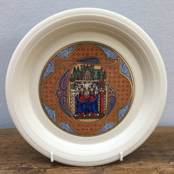 Hornsea Pottery Christmas Plate - Letter 'T' 1984