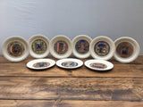 Set of Annual Christmas Plates from Hornsea Pottery 