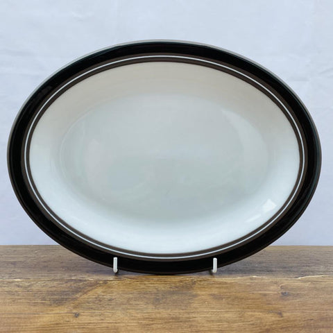 Hornsea Contrast Steak Plate/Oval Platter, 12"