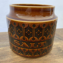Hornsea Heirloom Autumnal Brown Storage Jar (Small) - Salt - No Lid
