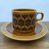 Hornsea Heirloom Brown Tea Cup & Saucer