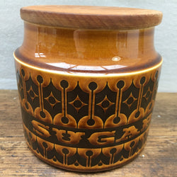 Hornsea « Heirloom (Brown) » Pot de rangement avec couvercle, sucre